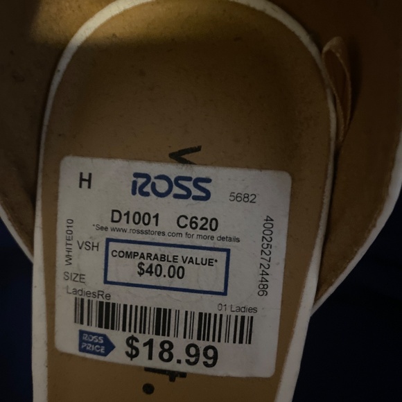 White Ruffle Sandal - Picture 4 of 4